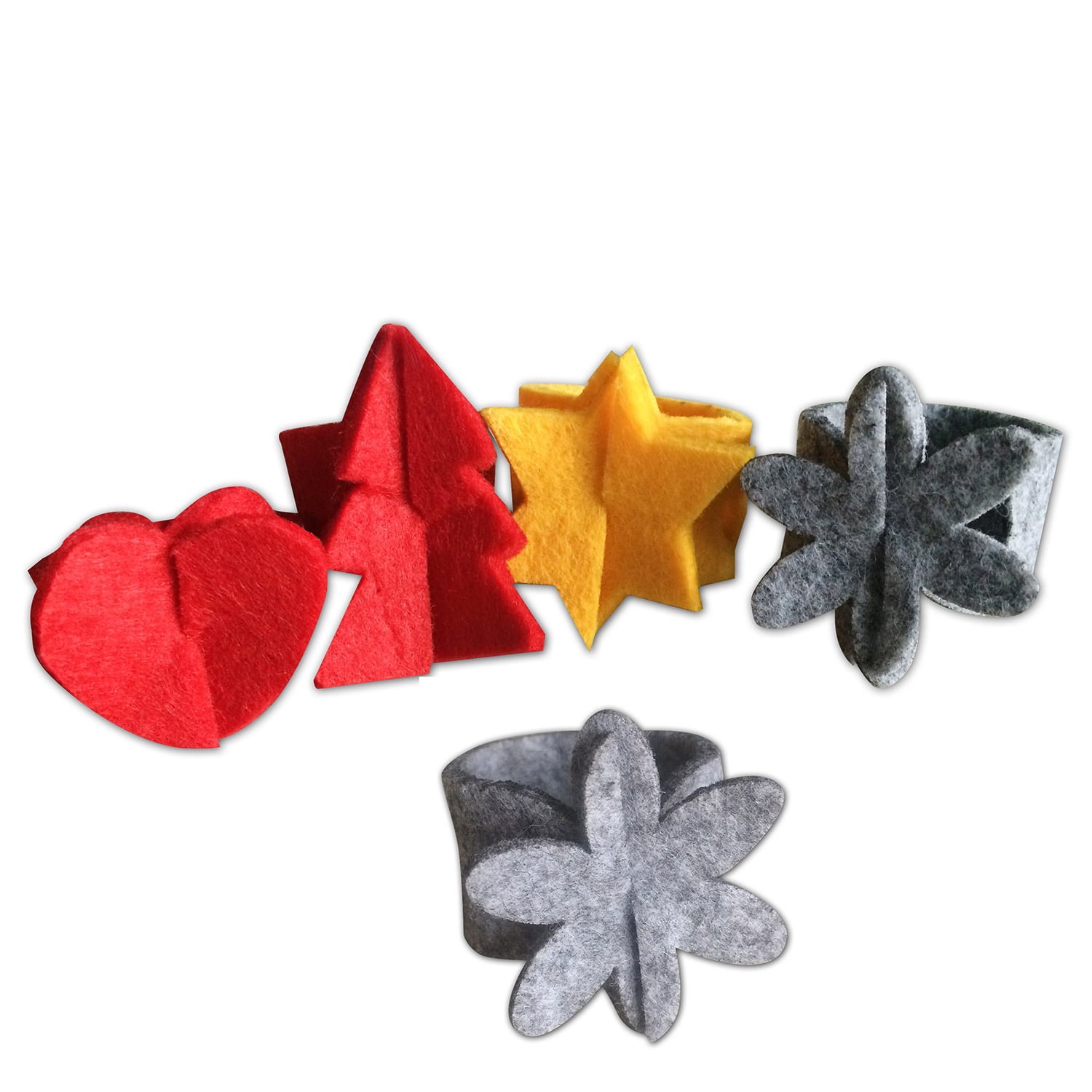 Glitter Felt Stars